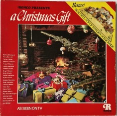Various &lrm;&ndash; A Christmas Gift _ VG+ / VG+ vinil, LP, disc muzica de Sarbatori, de Craciun _ Ronco, SUA, 1974