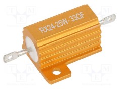 Rezistor SR PASSIVES 33&Omega; 25W &plusmn;1% cu radiator pentru lipit