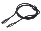 Cablu USB 2.0 Apple Lightning și USB C, 1m, High Speed, Baseus
