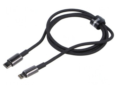 Cablu USB 2.0 Apple Lightning și USB C, 1m, High Speed foto