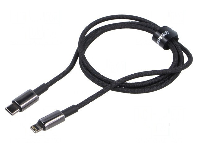 Cablu USB 2.0 Apple Lightning și USB C, 1m, High Speed