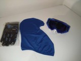 Cumpara ieftin Set Accesorii Moto: Cagula, Ochelari &amp; Manusi Negre 3XL Unisex Barbati Dama - Trotineta Electrica, ATV, Enduro