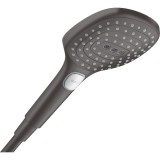 Para de dus mobila cu 3 jeturi, antracit satinat, Hansgrohe Raindance Select E 120