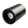 CORP ILUMINAT MONTAJ PERETE SOCLU GU10 ROTUND NEGRU, V-TAC
