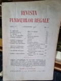 Revista Fundatiilor Regale, Anul V, Nr. 11, Noiembrie 1938, 240 pagini, Coperta Brosata, Revista Veche