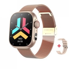 Ceas smartwatch, ZW39 by DolphinMC&reg;, inteligent, fitness, sport, Bluetooth 5.1, rezistent apa, unisex, notificari, GPS, ecran Amoled 2.01, Alipay, Lim