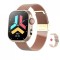 Ceas smartwatch, ZW39 by DolphinMC&reg;, inteligent, fitness, sport, Bluetooth 5.1, rezistent apa, unisex, notificari, GPS, ecran Amoled 2.01, Alipay, Lim