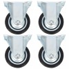Gossi roti fixe, 4 buc., 75 mm