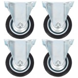 Gossi roti fixe, 4 buc., 75 mm