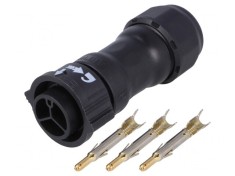 Conector Circular Mufa 3 PIN X-Lok foto