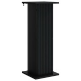 vidaXL Suport pentru plante Negru 30,5 x 30 x 80,5 cm Lemn prelucrat 899764