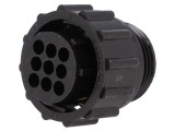 Mufă Mamă 9 PIN fără Contacte CPC Series 1 Pe Cablu