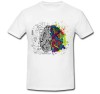 Tricou &quot; Brain and creativity &quot;