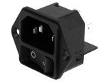 Conector de Alimentare AC 15A 250V Tată IEC 60320 DC11