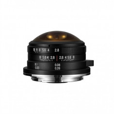 Obiectiv Manual Venus Optics Laowa 4mm f/2.8 Fisheye pentru Olympus si Panasonic MFT M4/3-mount