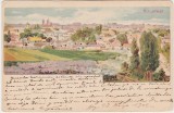 CP Bucuresti Vedere generala litografie ND(1902)