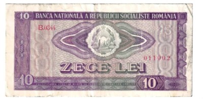 ROMANIA 10 LEI 1966 STARE FOARTE BUNA foto