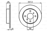 Disc frana Bosch 0986478564, Nissan Almera II, Primera