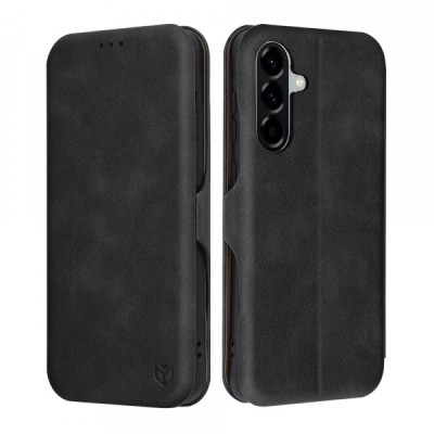 Husa pentru Samsung Galaxy A56 A566, Techsuit, Safe Wallet Plus, Neagra foto