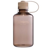Bidon Nalgene Narrow Mouth Sustain 0.5L Mocha - Sticla Apa Tritan Renew, BPA Free, Rezistenta
