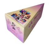 Cutie Felie Tort Personalizabil Model Minnie Mouse Carton Lucios Ambalaj Cadou Petreceri Copii Aniversari, Oem