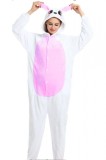 PJM154-25 Pijama pufoasa intreaga cu model Pink Rabbit