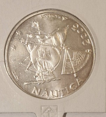 Portugalia, Portugal, 10 euro 2003, KM#748, argint, comemorativa, 40mm foto