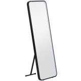 HOMCOM Oglindă corp &icirc;ntreg cu lumină LED Oglindă de podea 151,5x50 cm Independentă sau pentru perete cu lumină reglabilă &icirc;n 3 culori | Aosom Romania