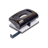Cumpara ieftin Perforator hartie 2 perforatii 20 coli plastic Negru Noki Perforator plastic Noki P817 20 coli negru