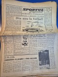 ziarul sportul popular 19 martie 1966 - inceputul campionatului de fotbal