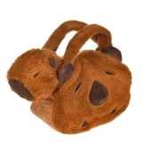 Jucarie de Plus Capybara cu Geanta, 20x10x20cm, Maro, CMCLASS