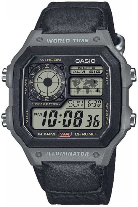 Ceas Barbati, Casio, Collection AE AE-1200WHUB-8AVEF - Marime universala