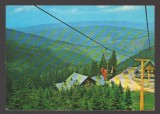 CPIB 25192 CARTE POSTALA - PALTINIS. CABANA SI TELEFERICUL, TELESCAUN, CIRCULATA, 1984, STAMPILE, TIMBRU