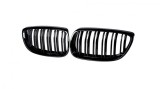 Cumpara ieftin Grile Duble Negru Lucios M Design BMW E92 E93 Nonfacelift (2006-2009)