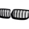 Set 2 grile duble, negru lucios, M Design pentru BMW E92 Nonfacelift