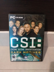 CSI Crime Scene Investigation: Dark Motives (pc Cd) 3 CD-uri foto