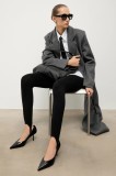 Answear.LAB stilettos de piele culoarea negru