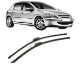 Cumpara ieftin Set stergatoare auto PEUGEOT 307 (3A/C) din 2000-2012, pentru parbriz auto, 2 bucati, Bosch Aerotwin Retrofit, din cauciuc siliconat rezistent, PEUGEO
