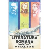 Doina Baghina - Literatura romana clasele V - VIII - Analize (Editia: 1996)