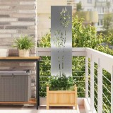 vidaXL Ecran de intimitate pentru grădină Argintiu 32 x 140 cm