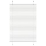 Jaluzea plisată alb 90x100cm Lățime țesătură 89,4 cm poliester