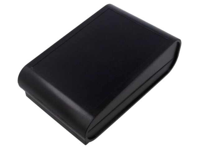 Carcasă desktop SUPERTRONIC DESKONE ABS neagră 140mm x 220mm x 56mm