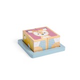Puzzle cubic - Animalute vesele PlayLearn Toys, BigJigs Toys