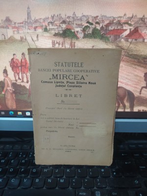 Statutele Băncii Mircea comuna Lipnița, județul Constanța, T&amp;acirc;rgu Jiu 1904, 086 foto