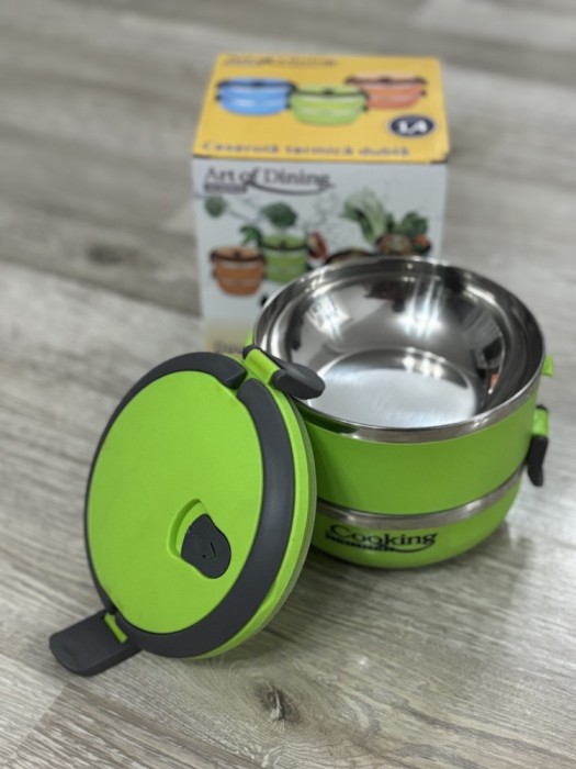 Caserola termică duble 2x0,7 l Art of Dining by Heinner Verde