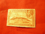 Timbru Gibraltar 1931 Rege George V ,val.1 1/2p stampilat