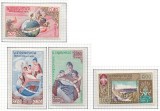Laos 1958 Mi 85/88 MNH - Inaugurarea noului sediu UNESCO la Paris