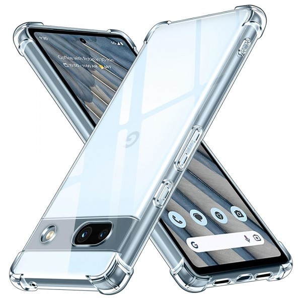 Husa pentru Google Pixel 7a, Techsuit, Shockproof Clear, Transparenta
