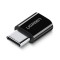 Convertor Ugren de la micro USB la USB tip C - negru (30391)