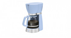 Cafetiera EVO Clatronic, 1000 W, 1.7 L, Albastru/Argintiu foto